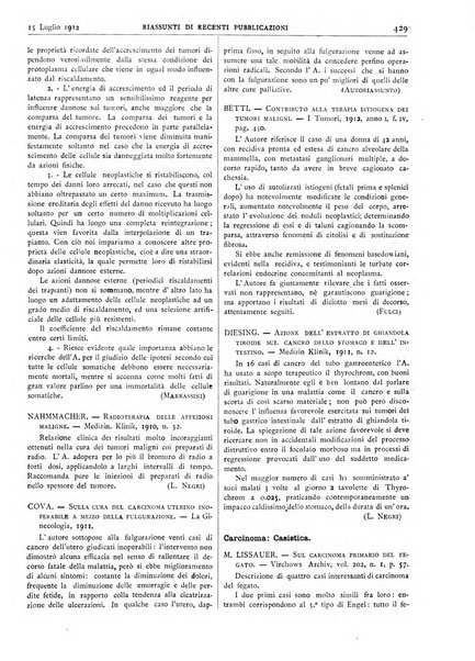 Pathologica rivista quindicinale