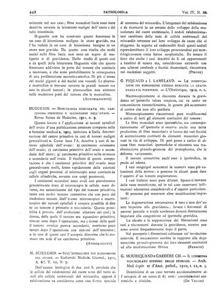 Pathologica rivista quindicinale