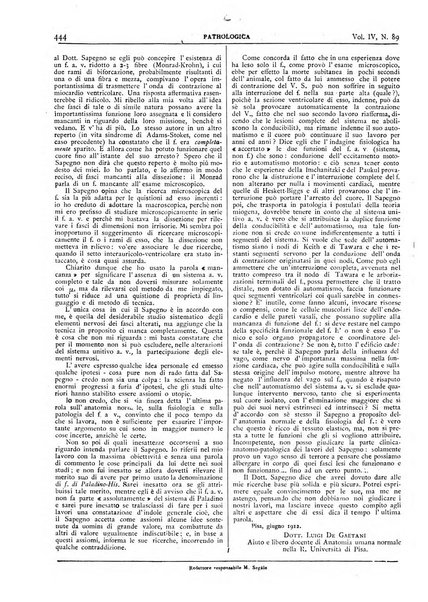 Pathologica rivista quindicinale