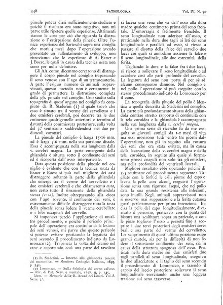 Pathologica rivista quindicinale