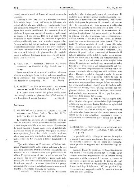 Pathologica rivista quindicinale