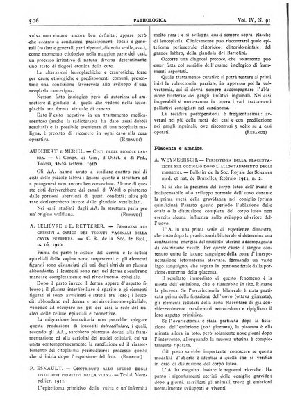 Pathologica rivista quindicinale