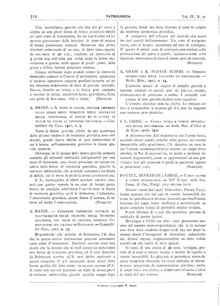 Pathologica rivista quindicinale