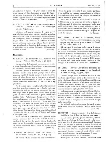 Pathologica rivista quindicinale