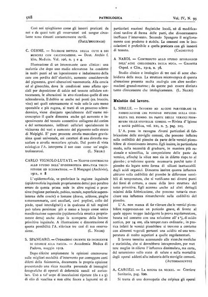 Pathologica rivista quindicinale