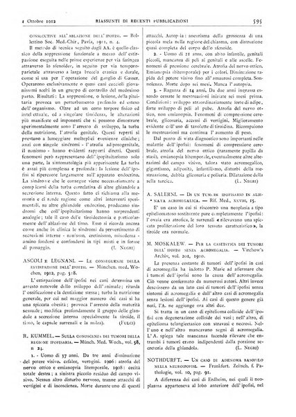 Pathologica rivista quindicinale