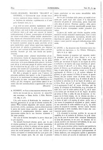 Pathologica rivista quindicinale