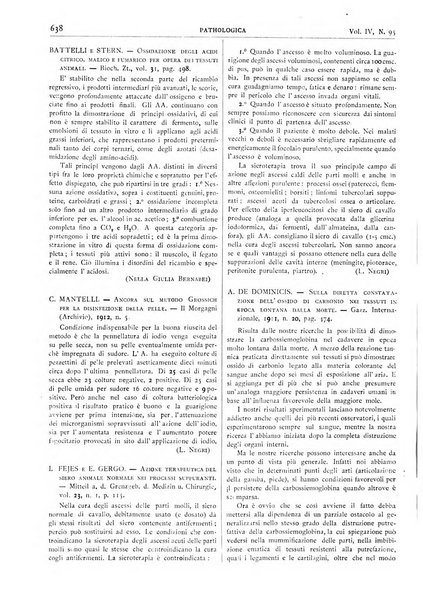 Pathologica rivista quindicinale