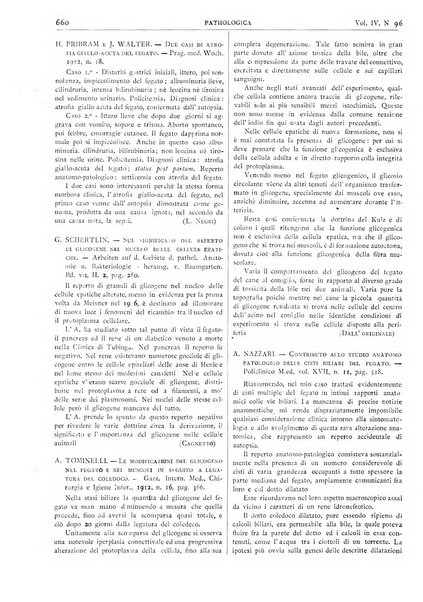 Pathologica rivista quindicinale