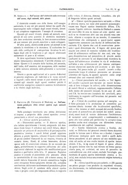 Pathologica rivista quindicinale