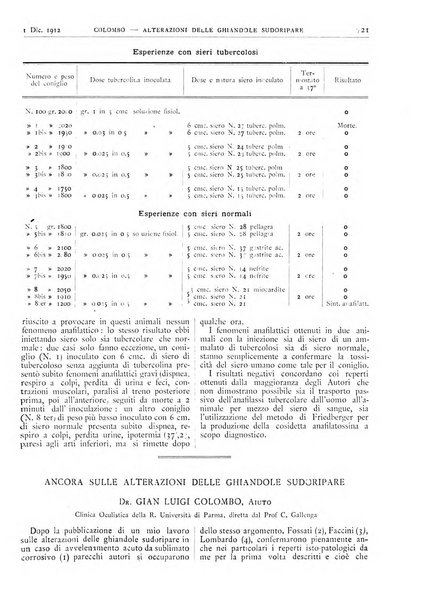 Pathologica rivista quindicinale