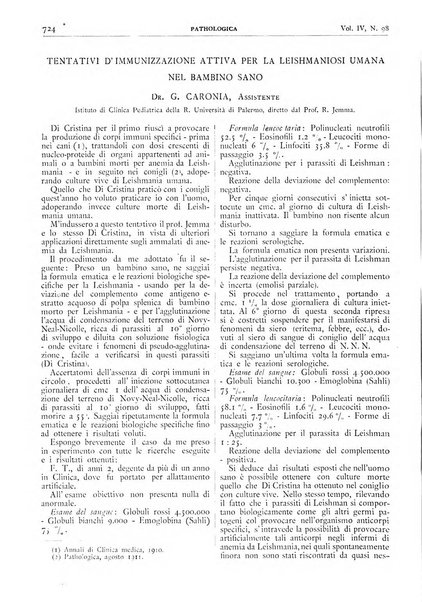 Pathologica rivista quindicinale