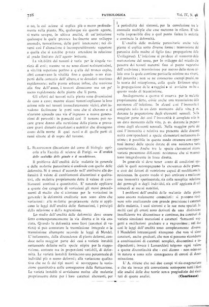 Pathologica rivista quindicinale