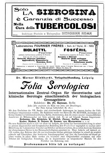 Pathologica rivista quindicinale