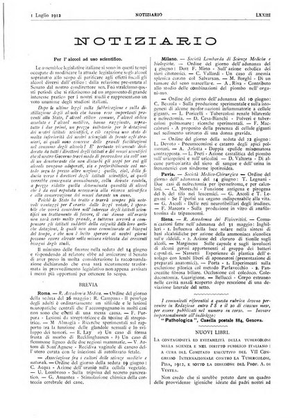 Pathologica rivista quindicinale