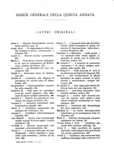 Pathologica rivista quindicinale