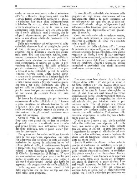 Pathologica rivista quindicinale