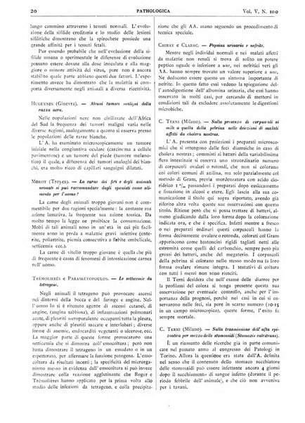 Pathologica rivista quindicinale