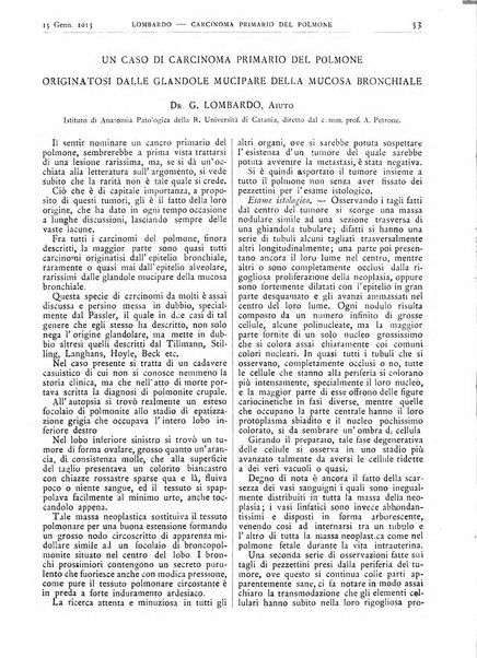 Pathologica rivista quindicinale