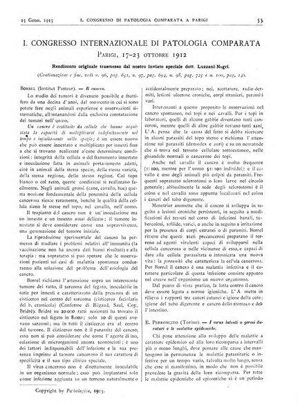 Pathologica rivista quindicinale