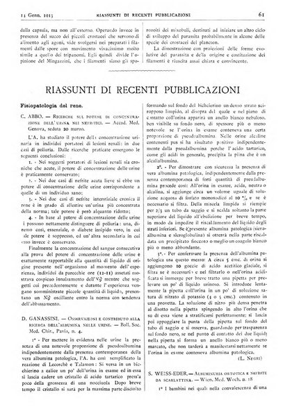 Pathologica rivista quindicinale