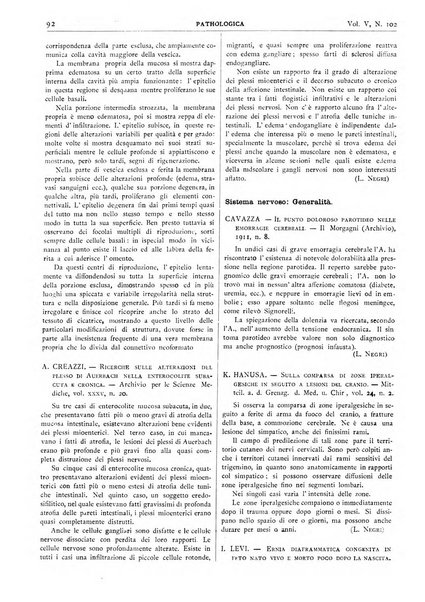 Pathologica rivista quindicinale