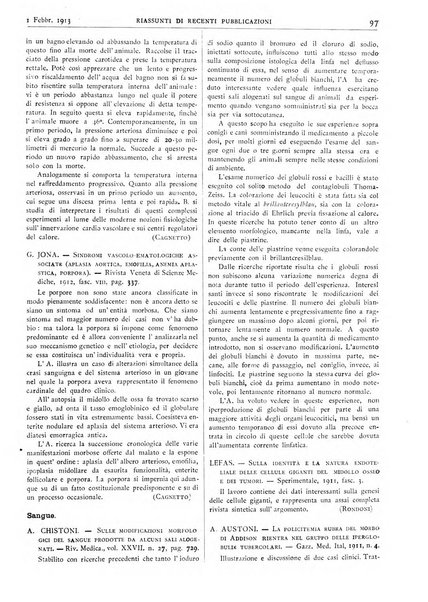 Pathologica rivista quindicinale