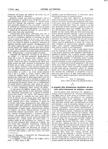 Pathologica rivista quindicinale