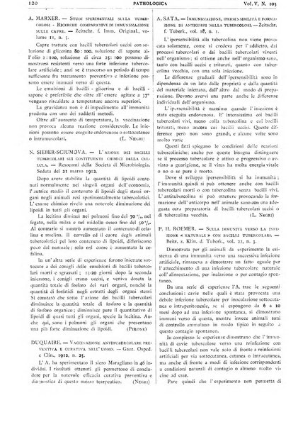 Pathologica rivista quindicinale