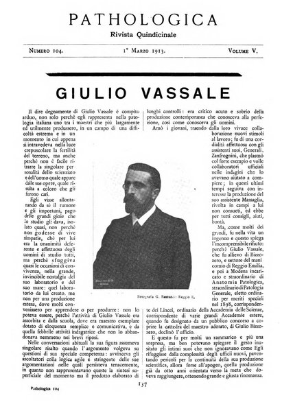 Pathologica rivista quindicinale