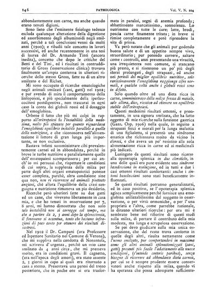 Pathologica rivista quindicinale