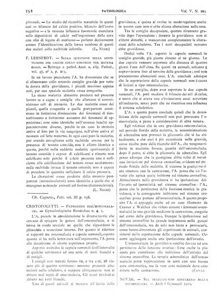 Pathologica rivista quindicinale