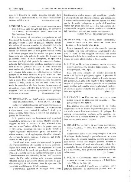 Pathologica rivista quindicinale