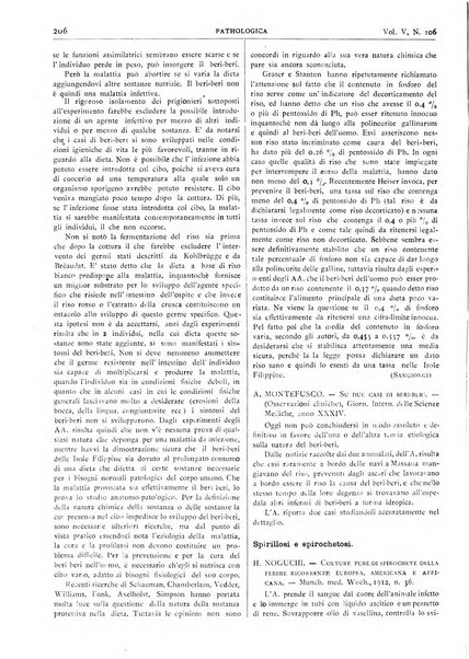 Pathologica rivista quindicinale