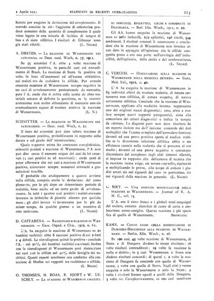 Pathologica rivista quindicinale