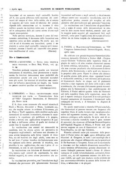 Pathologica rivista quindicinale