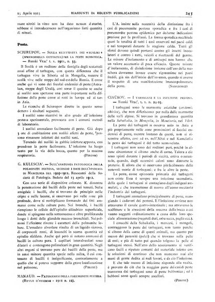 Pathologica rivista quindicinale