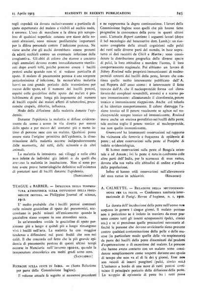 Pathologica rivista quindicinale