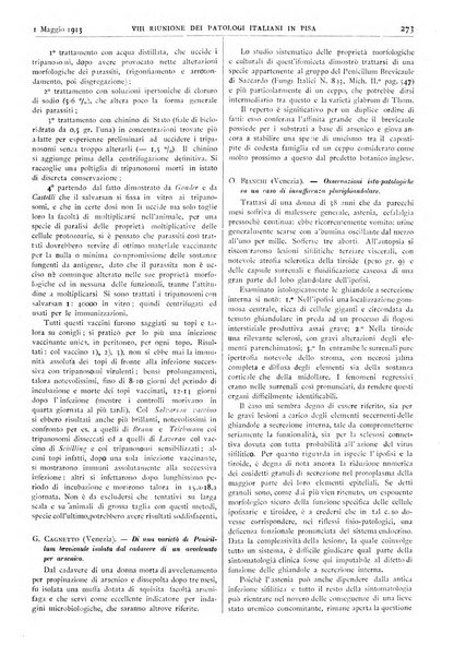 Pathologica rivista quindicinale