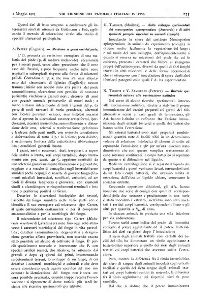 Pathologica rivista quindicinale