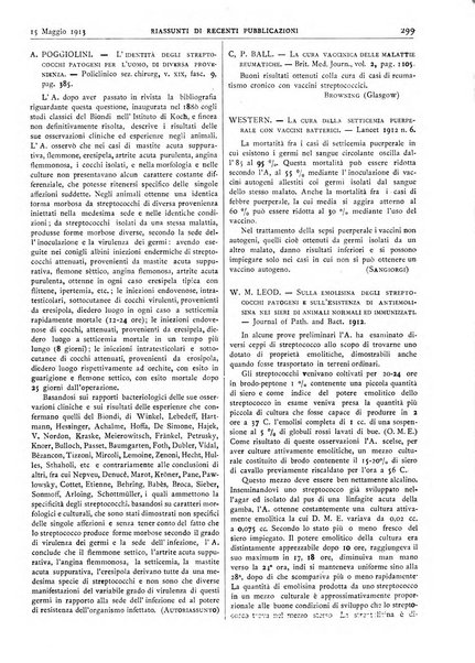 Pathologica rivista quindicinale