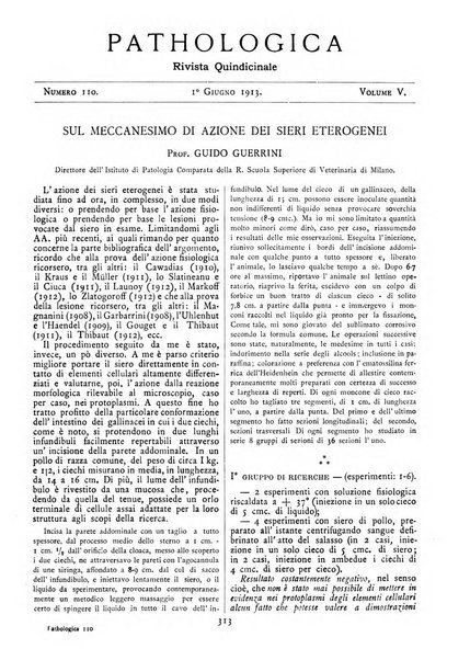 Pathologica rivista quindicinale