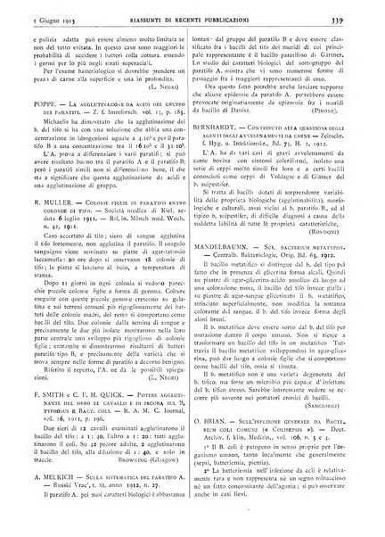 Pathologica rivista quindicinale