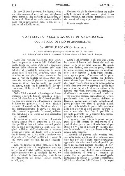 Pathologica rivista quindicinale