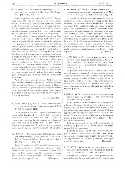 Pathologica rivista quindicinale