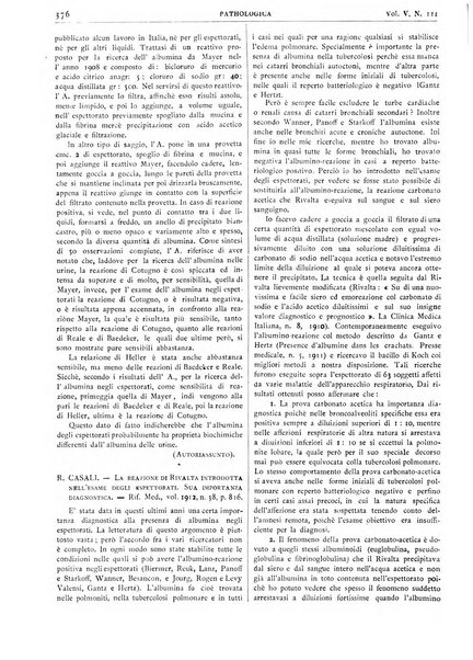 Pathologica rivista quindicinale