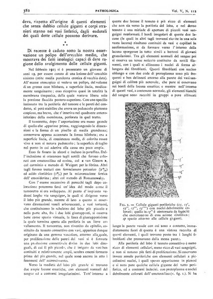 Pathologica rivista quindicinale