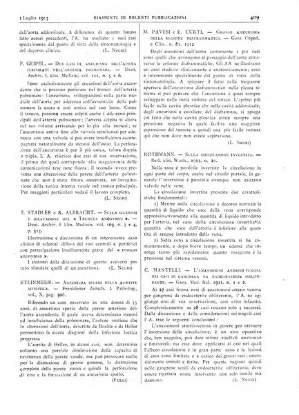 Pathologica rivista quindicinale