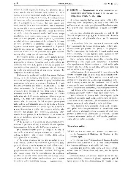 Pathologica rivista quindicinale