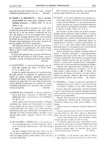 Pathologica rivista quindicinale